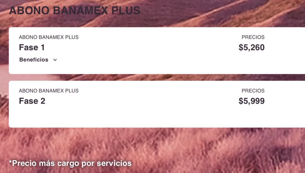 PRECIOS ABONOS TECATE EMBLEMA 2026 CDMX AUTÓDROMO HERMANOS RODRÍGUEZ