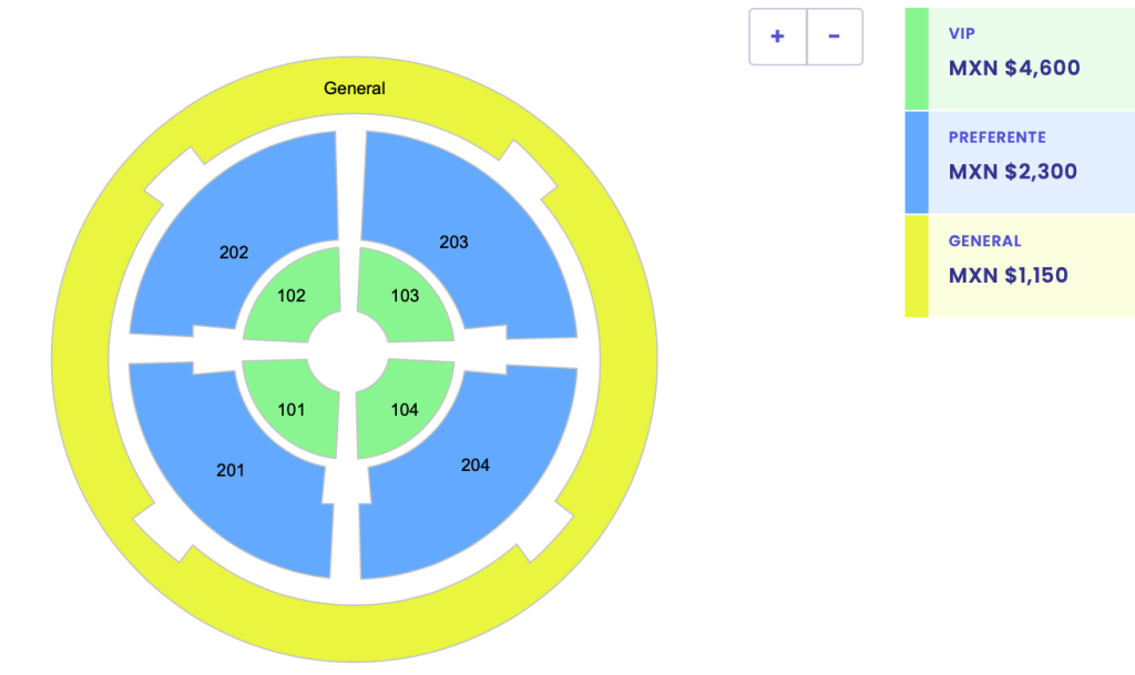 MAPA DE PRECIOS BANDA MS PALENQUE PUEBLA 2026