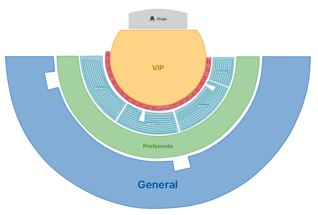 MAPA XAVI TIJUANA 2026 PLAZA DE TOROS MONUMENTAL