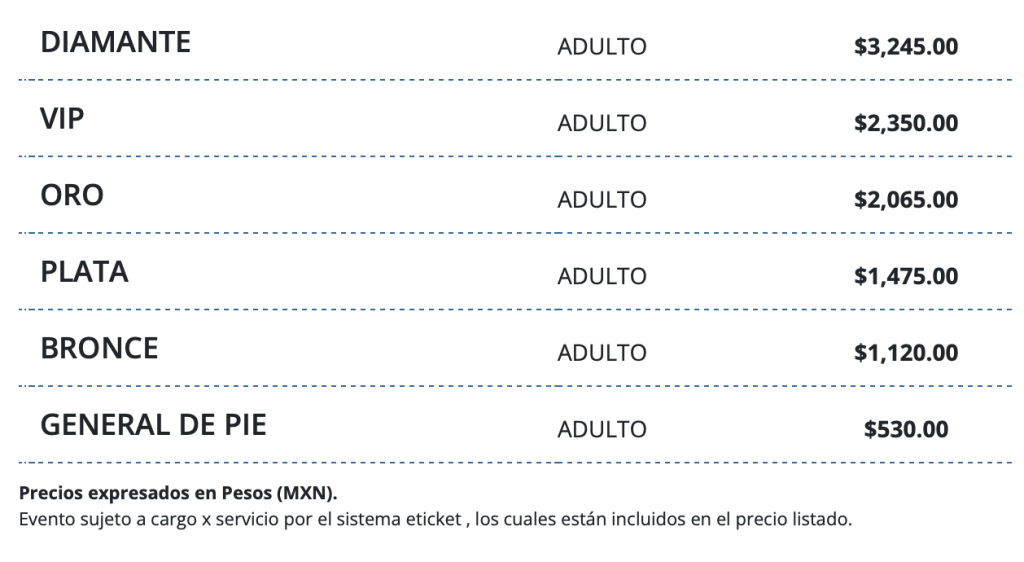 PRECIOS MYKE TOWERS LEÓN 2026 VELARIA DE LA FERIA