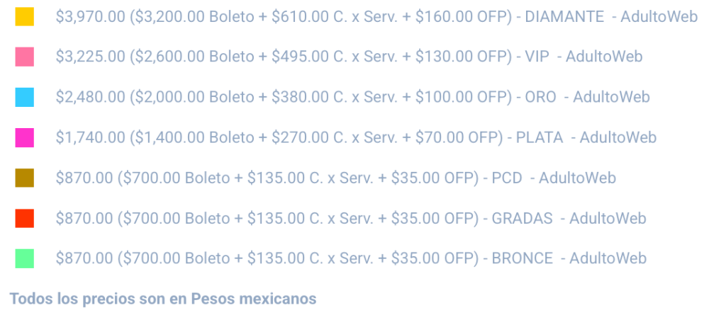 PRECIOS JORGE MEDINA Y JOSI CUEN CHIHUAHUA 2026 ESTADIO MANUEL ALMANZA