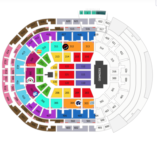 MAPA ARENA GUADALAJARA