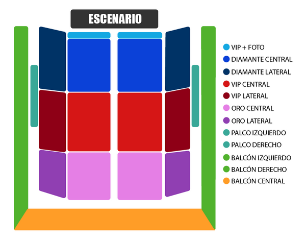 Mapa Auditorio Josefa Ortíz de Domínguez