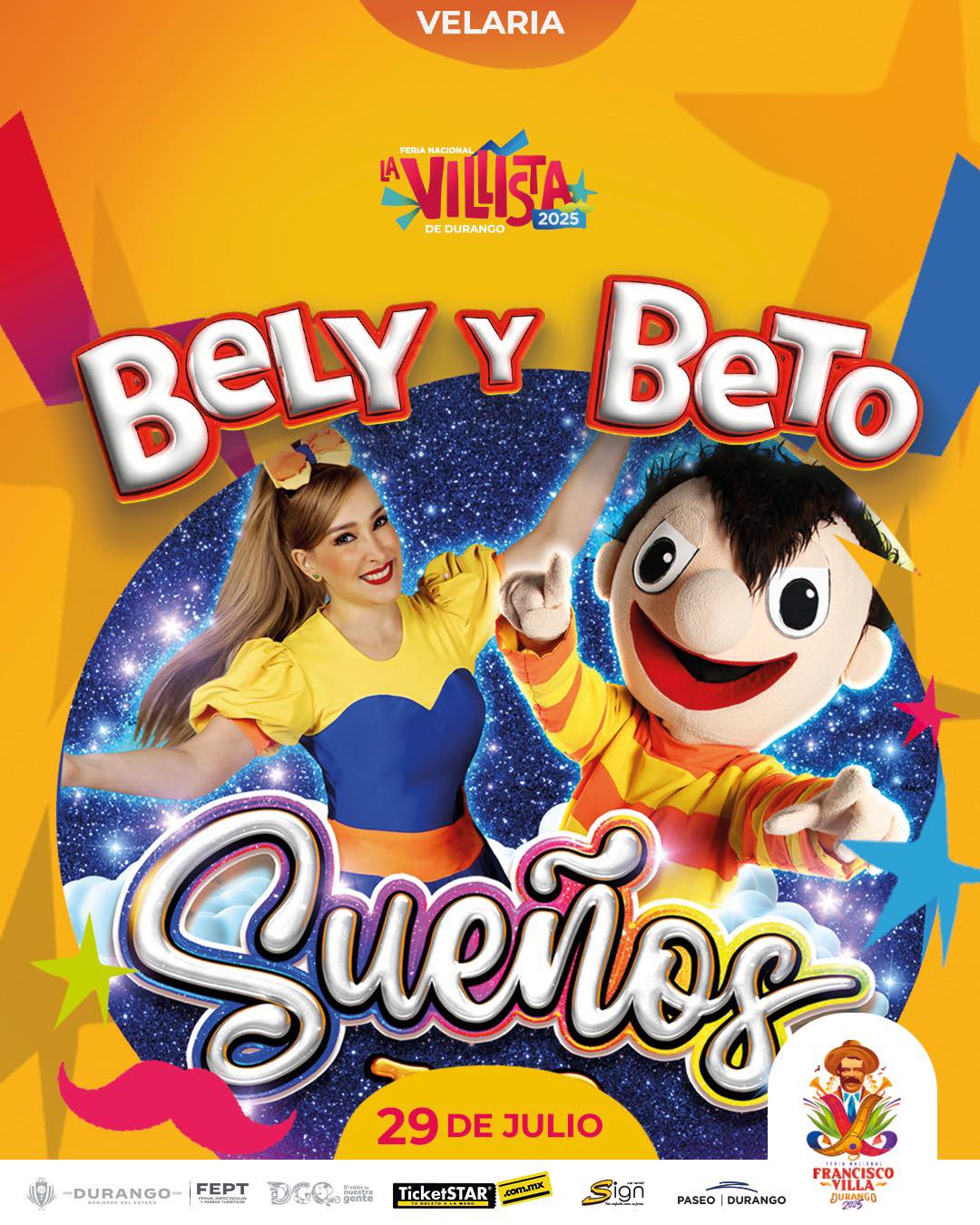 BELY Y BETO DURANGO 2025 FERIA NACIONAL VILLISTA DE DURANGO