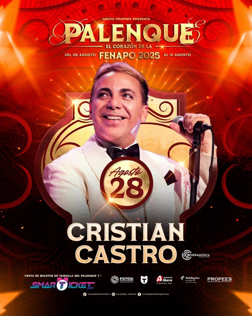 CRISTIAN CASTRO SAN LUIS POTOSÍ 2025 PALENQUE FENAPO
