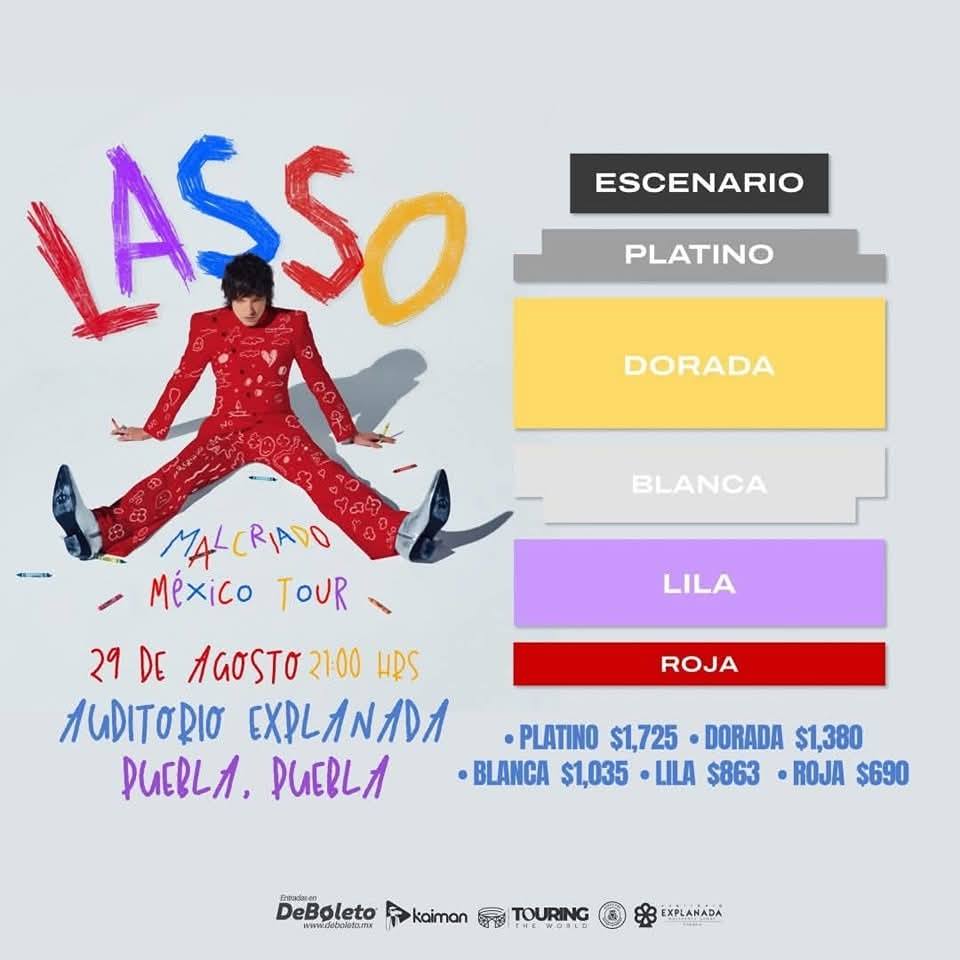 MAPA Y PRECIOS LASSO AUDITORIO EXPLANADA