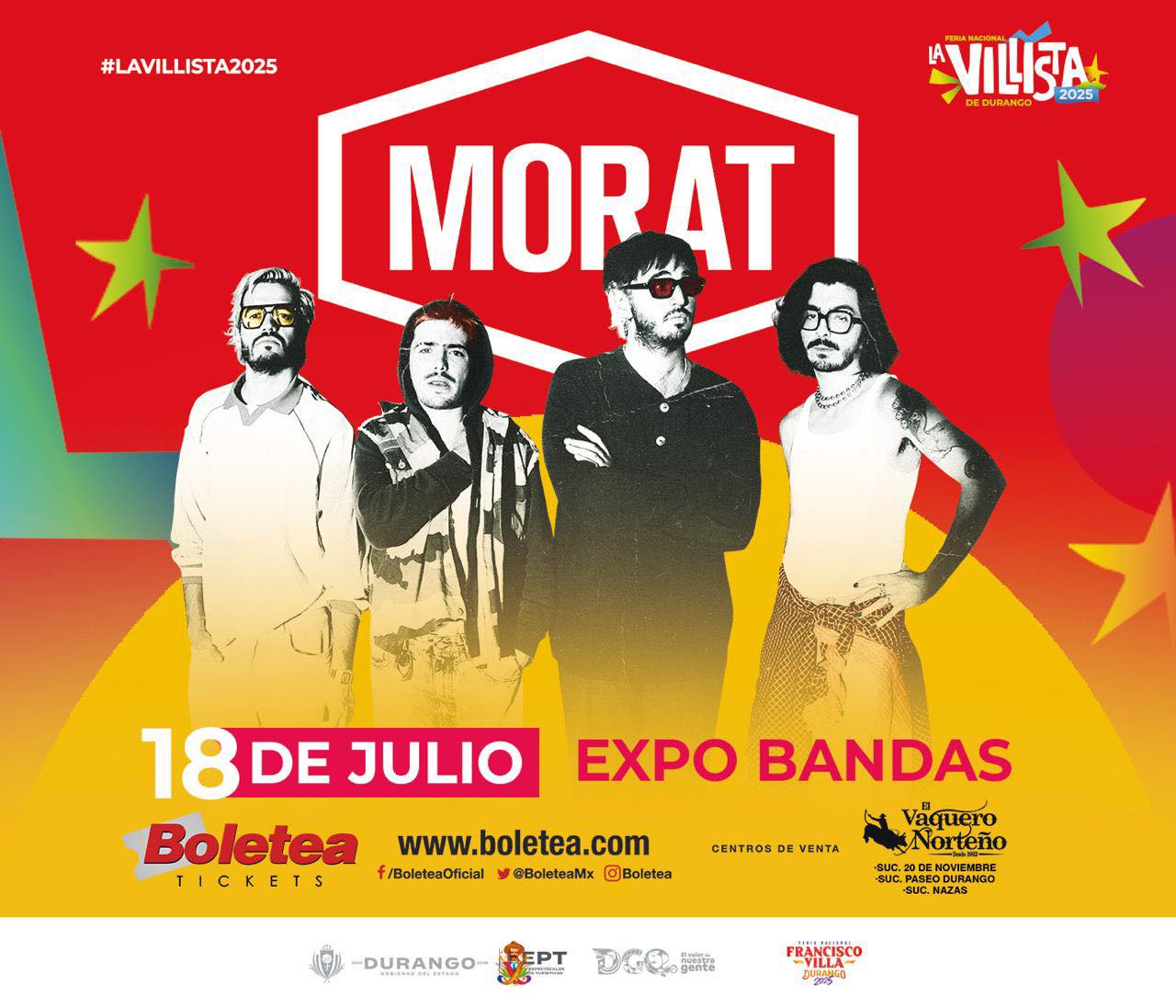 MORAT DURANGO 2025 FERIA NACIONAL VILLISTA DE DURANGO