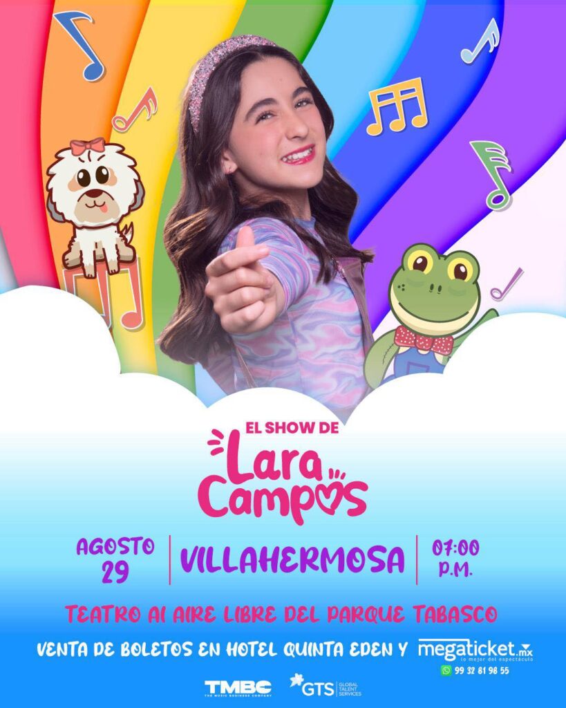 LARA CAMPOS VILLAHERMOSA 2025 TEATRO PARQUE TABASCO