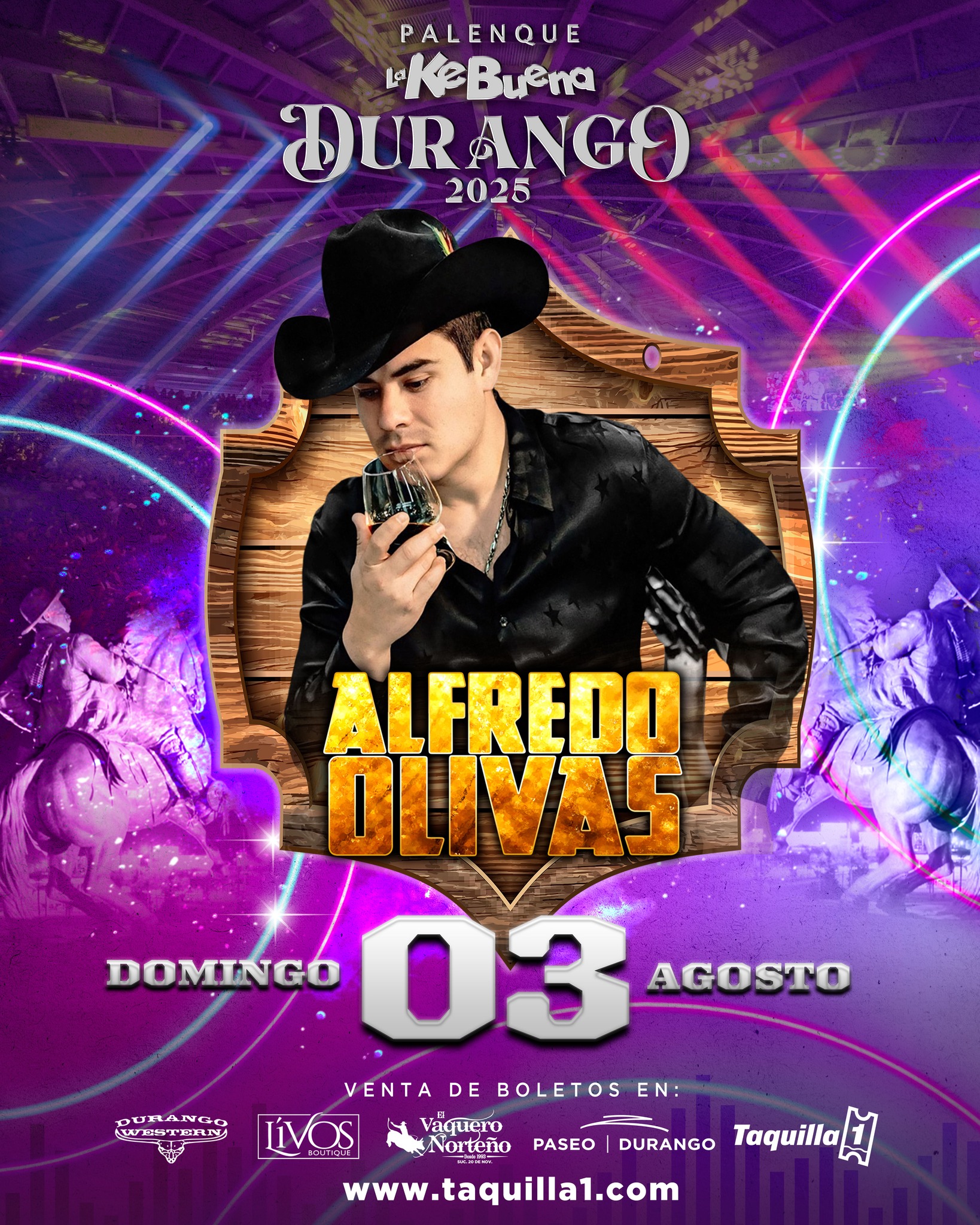 ALFREDO OLIVAS DURANGO 2025 PALENQUE DURANGO FENADU