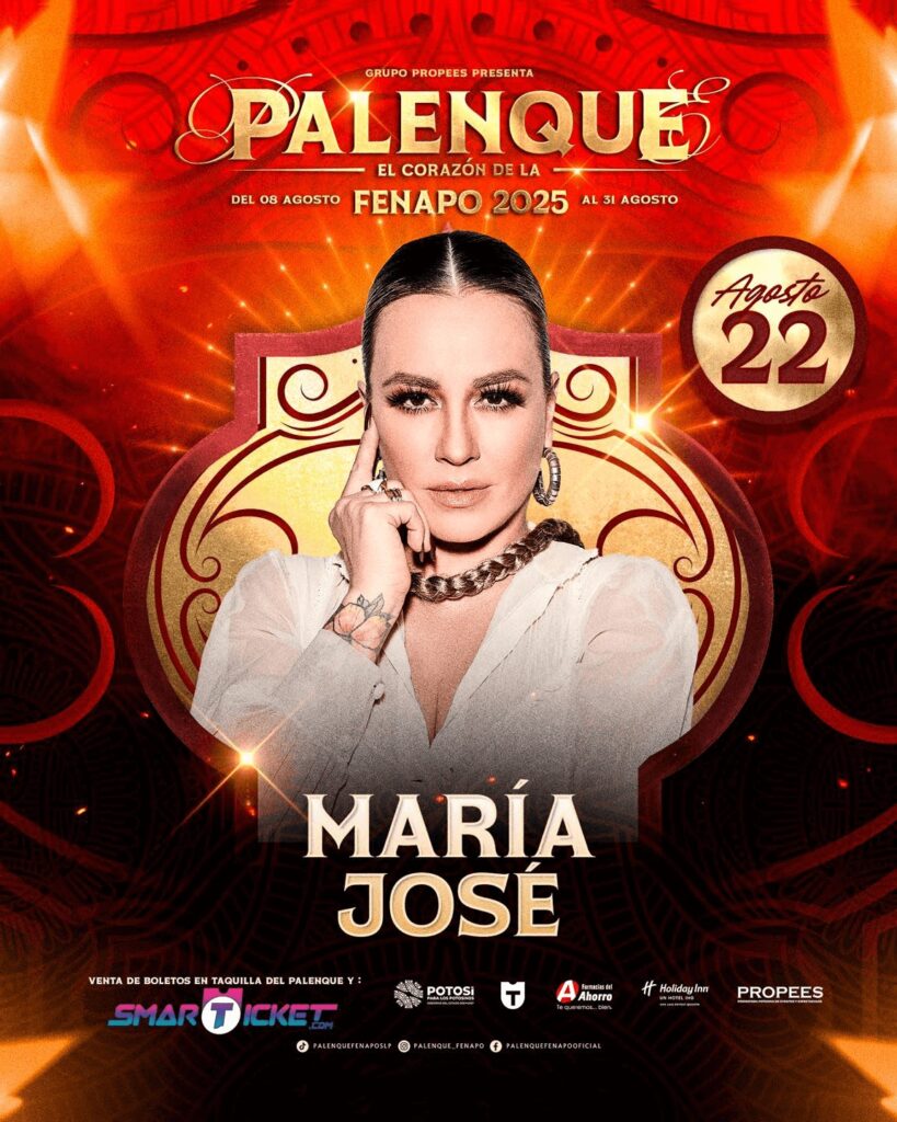MARÍA JOSÉ SAN LUIS POTOSÍ 2025 PALENQUE FENAPO