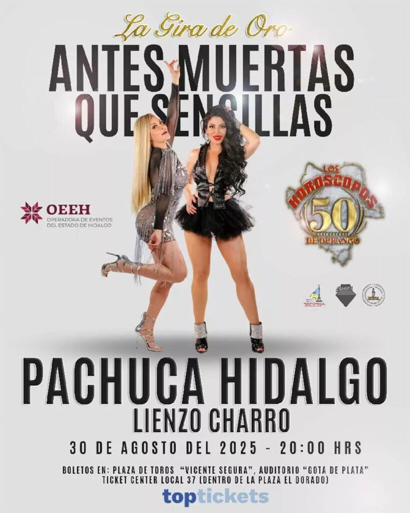 LOS HORÓSCOPOS DE DURANGO PACHUCA 2025 LIENZO CHARRO