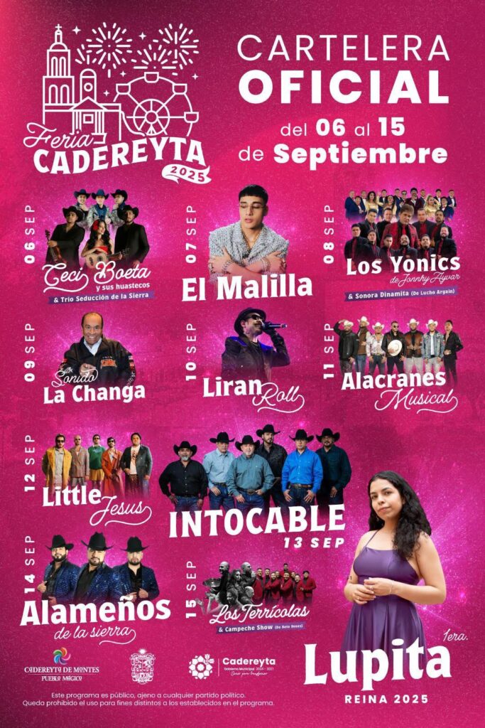 FERIA CADEREYTA 2025 QUERÉTARO