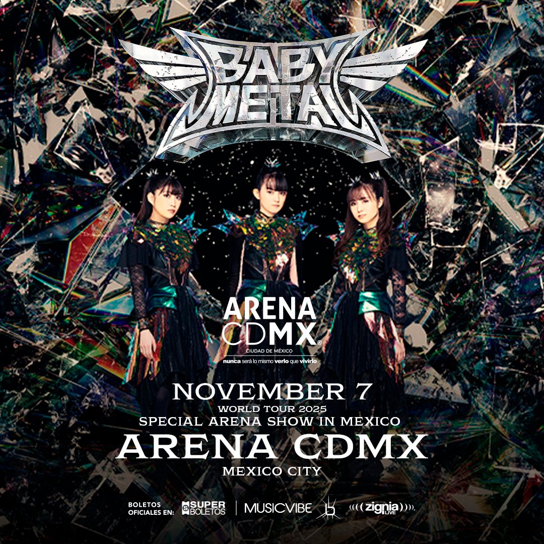 BABY METAL CDMX 2025 ARENA CDMX