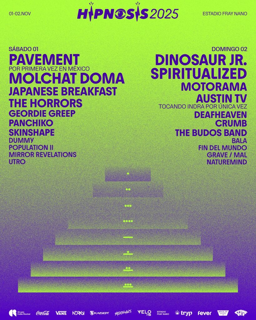 LINE UP HIPNOSIS 2025 