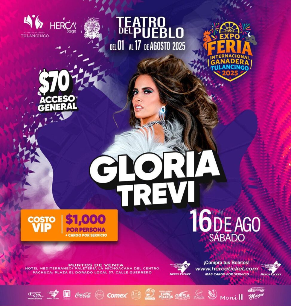 GLORIA TREVI HIDALGO FERIA TULANCINGO 2025