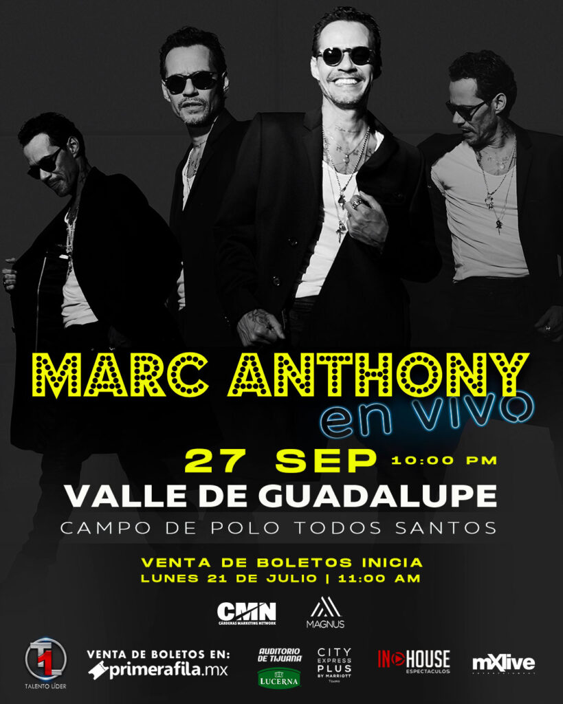 MARC ANTHONY VALLE DE GUADALUPE 2025 CAMPO DE POLO TODOS SANTOS
