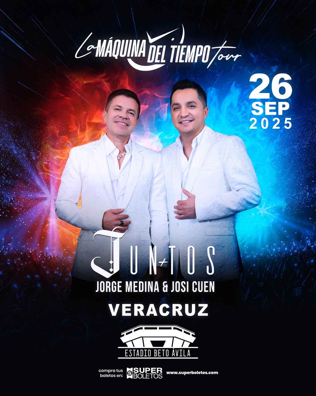 JORGE MEDINA Y JOSI CUEN VERACRUZ 2025 ESTADIO BETO ÁVILA