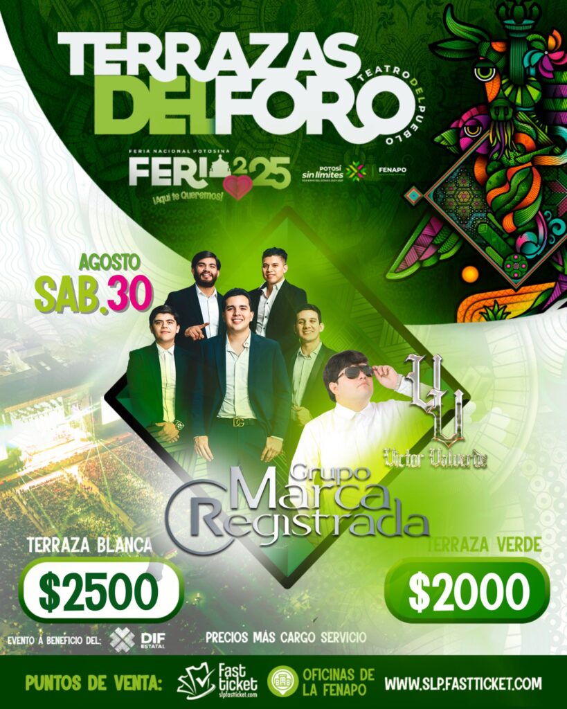 MARCA REGISTRADA SAN LUIS POTOSÍ 2025 FERIA NACIONAL POTOSINA