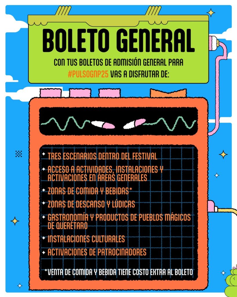 Beneficios por tipo de boleto Pulso GNP 2025