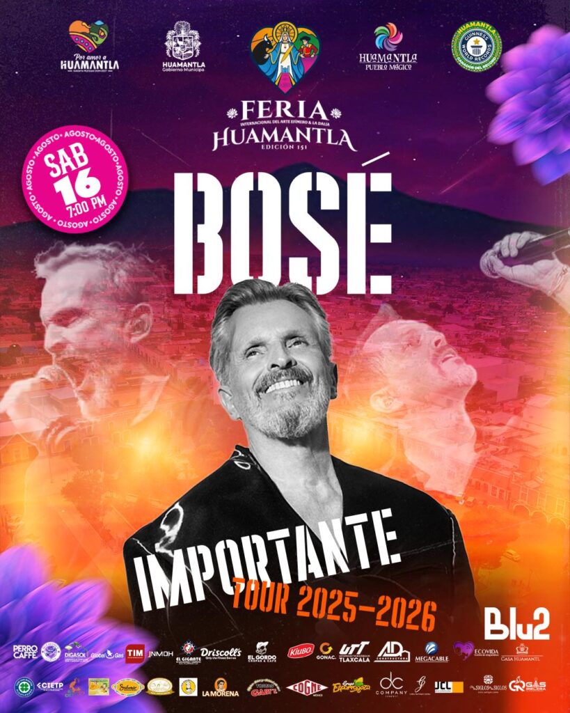 MIGUEL BOSÉ FERIA HUAMANTLA 2025 TLAXCALA