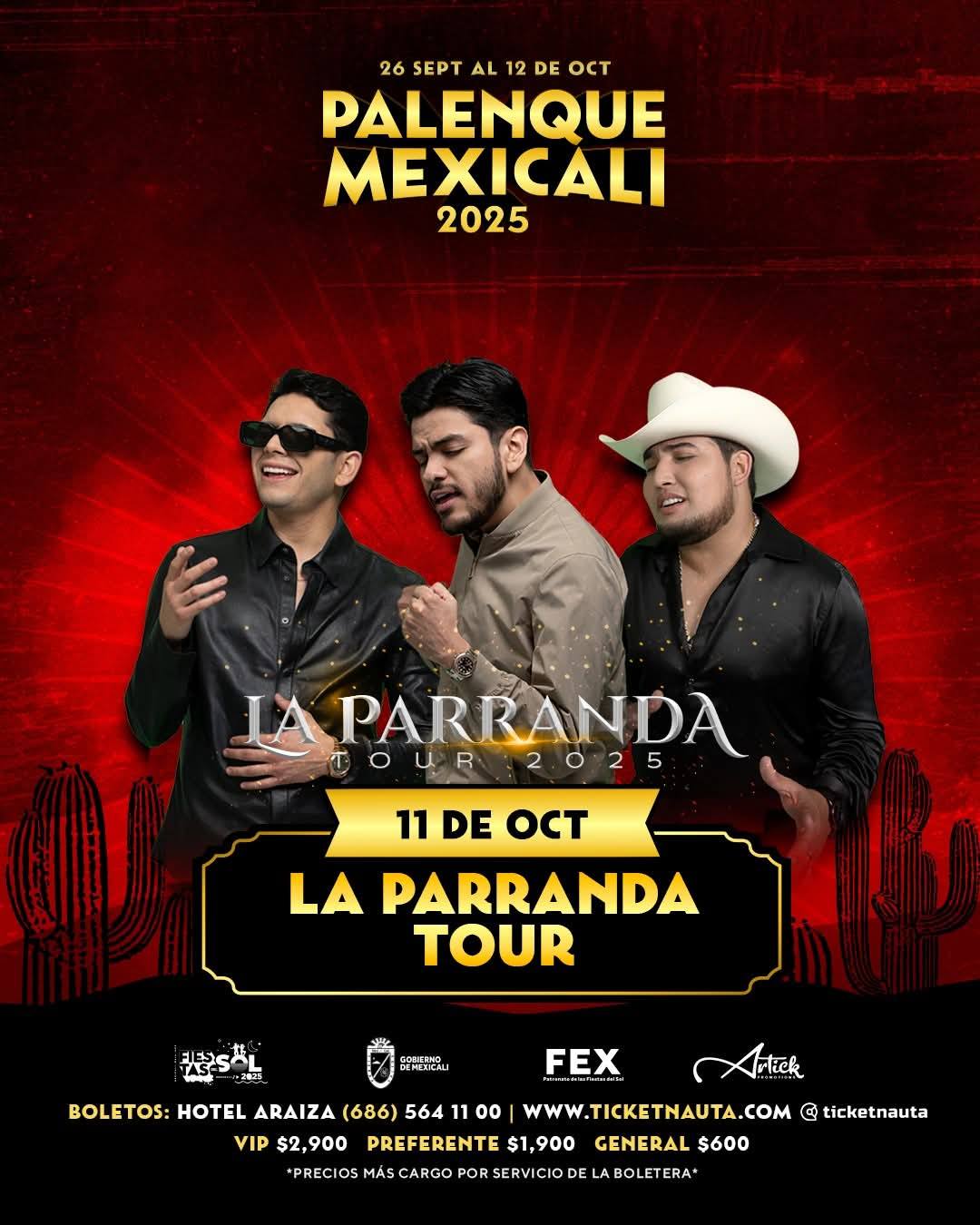 LA PARRANDA PALENQUE MEXICALI 2025