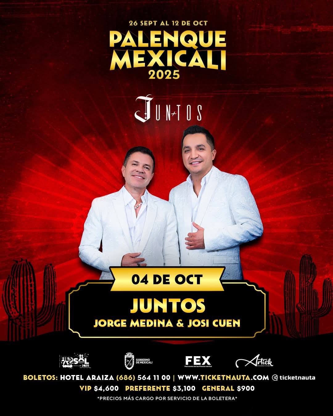 JORGE MEDINA Y JOSI CUEN PALENQUE MEXICALI 2025