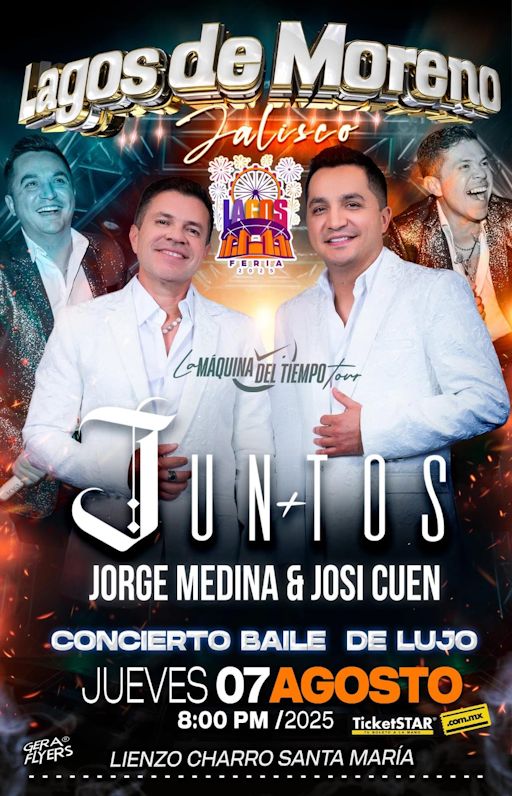 JORGE MEDINA Y JOSI CUEN LAGOS DE MORENO 2025 LIENZO CHARRO