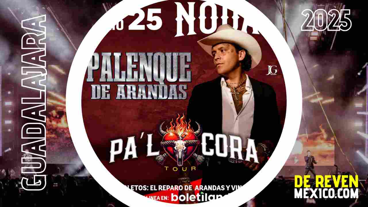 CHRISTIAN NODAL ARANDAS JALISCO 2025 PALENQUE ARANDAS