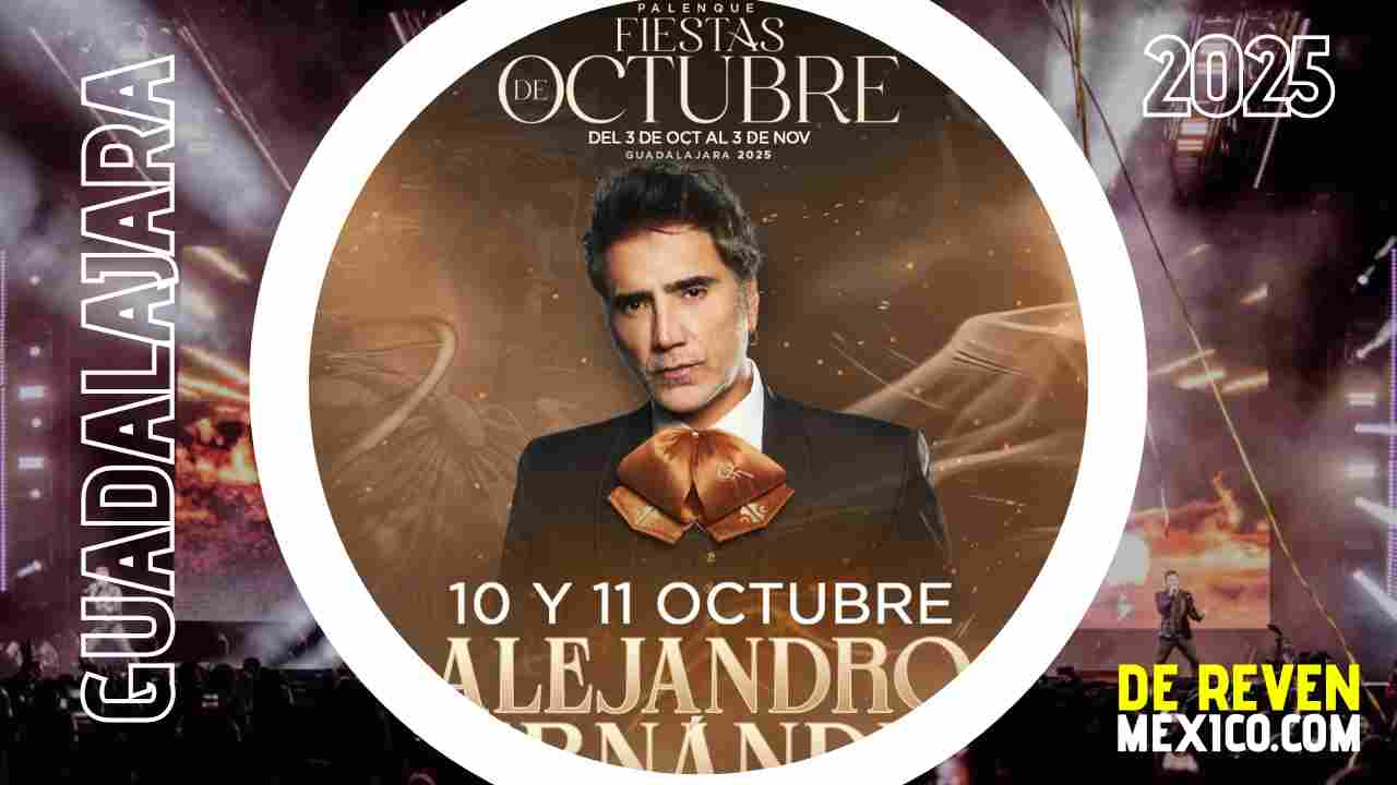 ALEJANDRO FERNÁNDEZ PALENQUE FIESTAS DE OCTUBRE 2025 GUADALAJARA