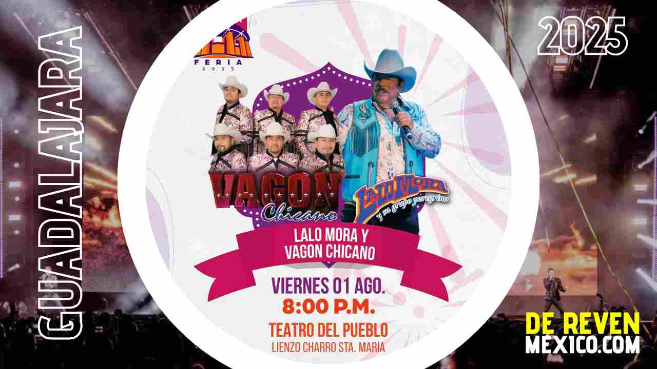 LALO MORA Y VAGÓN CHICANO LAGOS DE MORENO 2025 LIENZO CHARRO