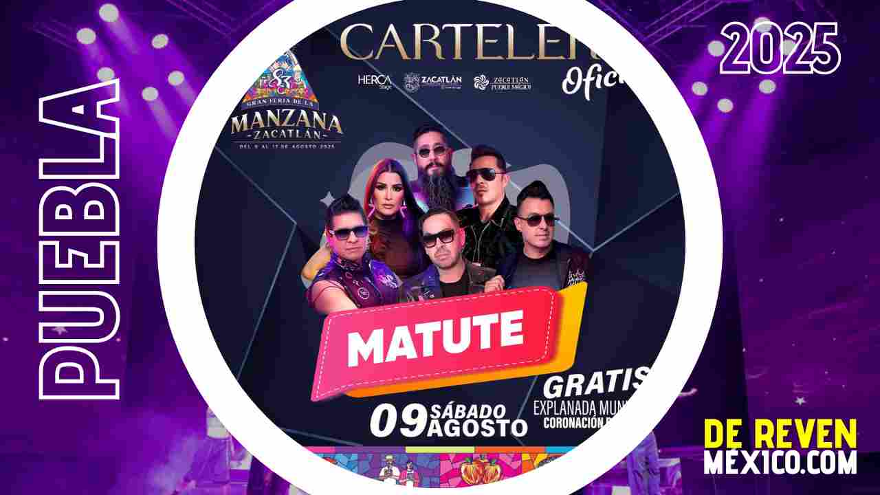 MATUTE ZACATLÁN 2025 FERIA DE LA MANZANA EXPLANADA MUNICIPAL