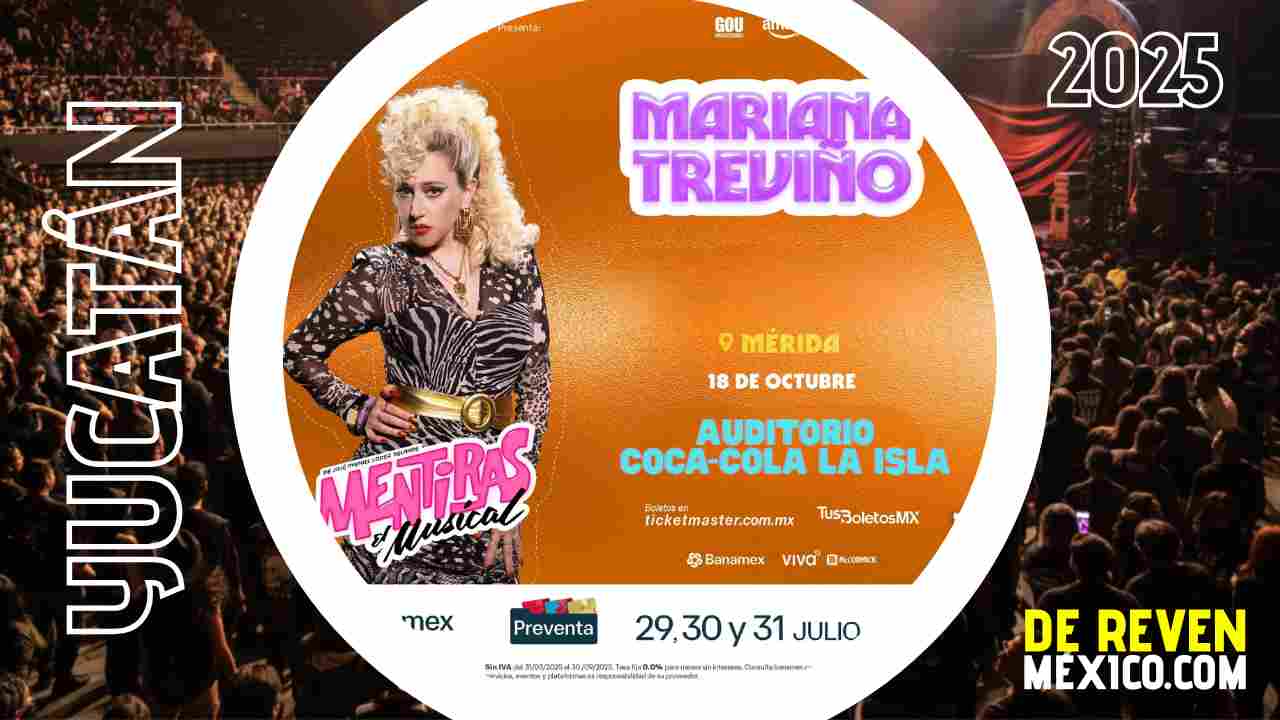 MENTIRAS EL MUSICAL MÉRIDA 2025 AUDITORIO COCA COLA LA ISLA