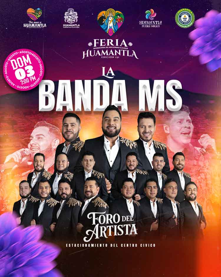 BANDA MS FERIA HUAMANTLA 2025 TLAXCALA