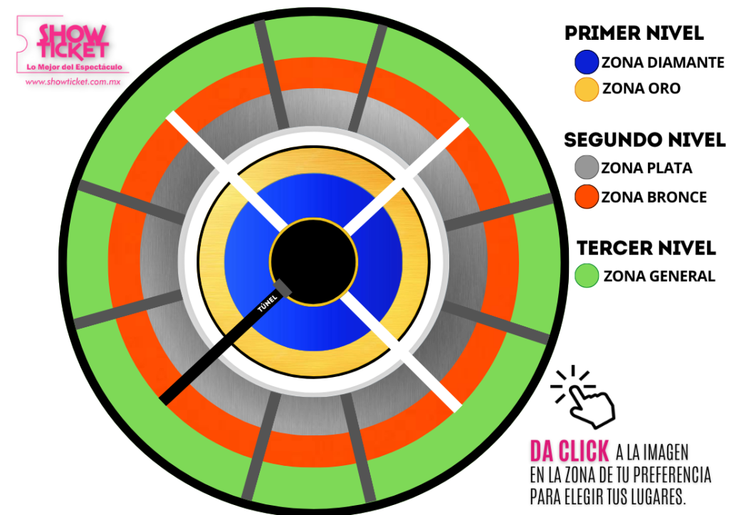 Mapa Palenque de la Feria Aguascalientes