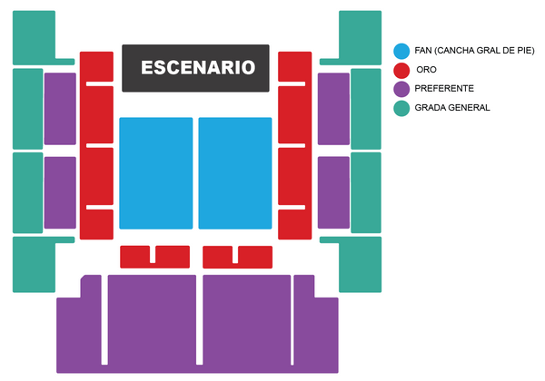 MAPA YANDEL SINFÓNICO MEXICALI 2026 AUDITORIO PSF