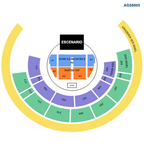 MAPA AUDITORIO GNP SEGUROS