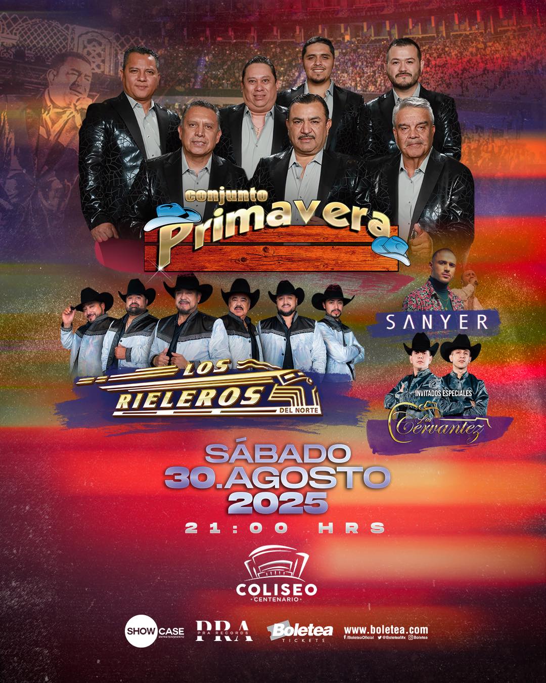 CONJUNTO PRIMAVERA TORREÓN 2025 COLISEO CENTENARIO