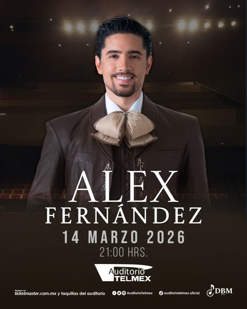 ALEX FERNÁNDEZ GUADALAJARA 2026 AUDITORIO TELMEX