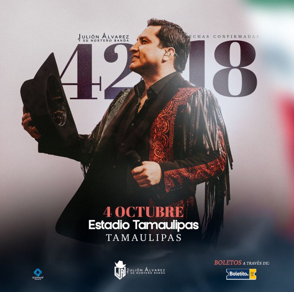 JULIÓN ÁLVAREZ TAMPICO 2025 ESTADIO TAMAULIPAS