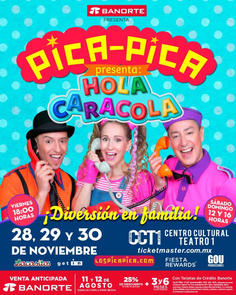 PICA PICA CDMX 2025 CENTRO CULTURAL TEATRO 1
