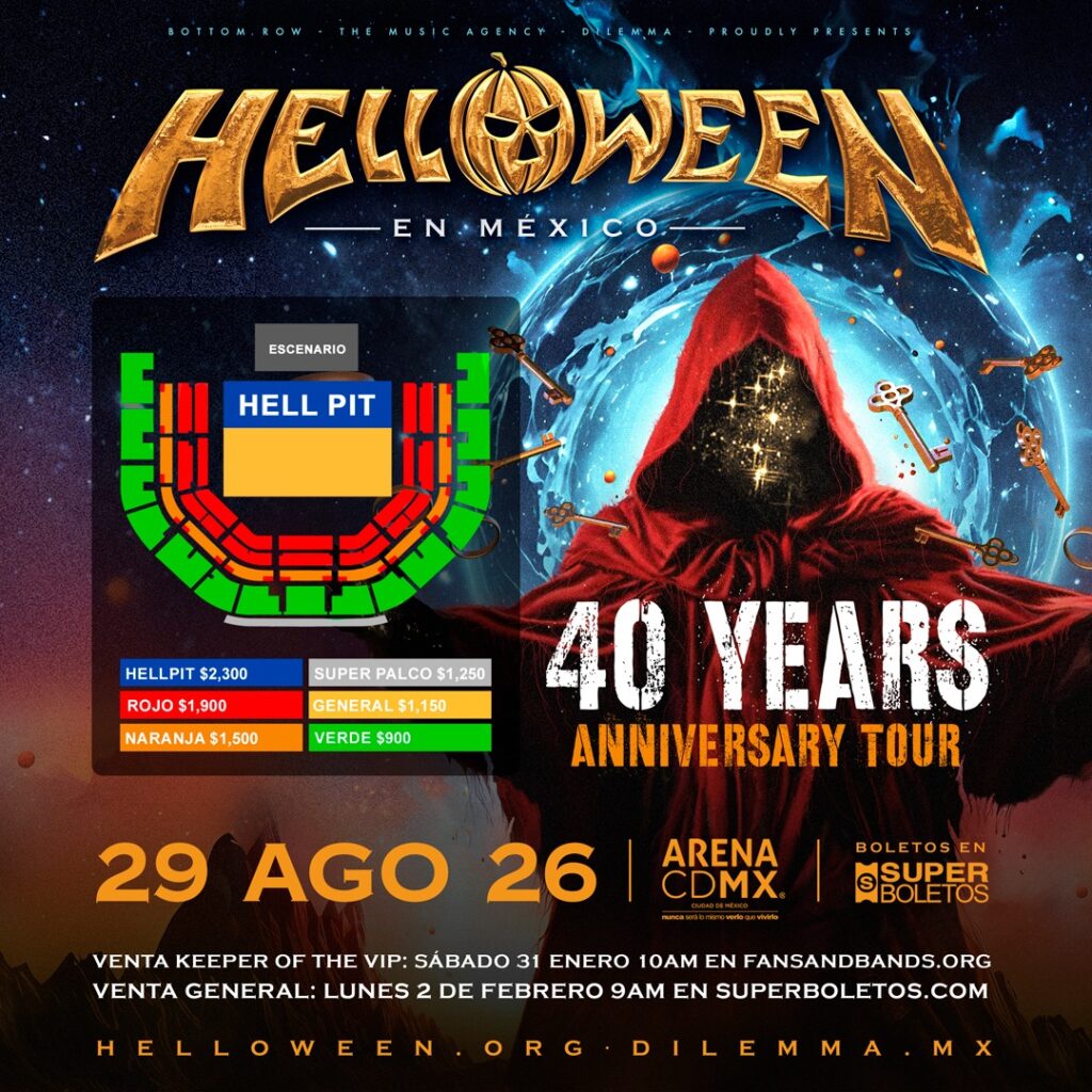MAPA HELLOWEEN ARENA CDMX 2026
