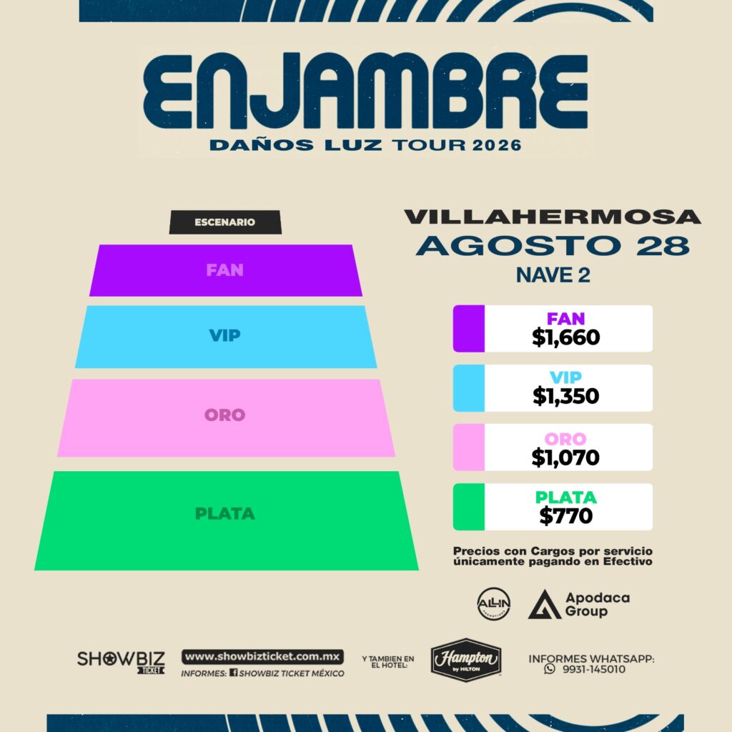 MAPA DE PRECIOS ENJAMBRE VILLAHERMOSA 2026 NAVE 2