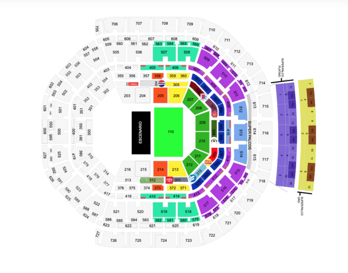 MAPA ARENA CDMX