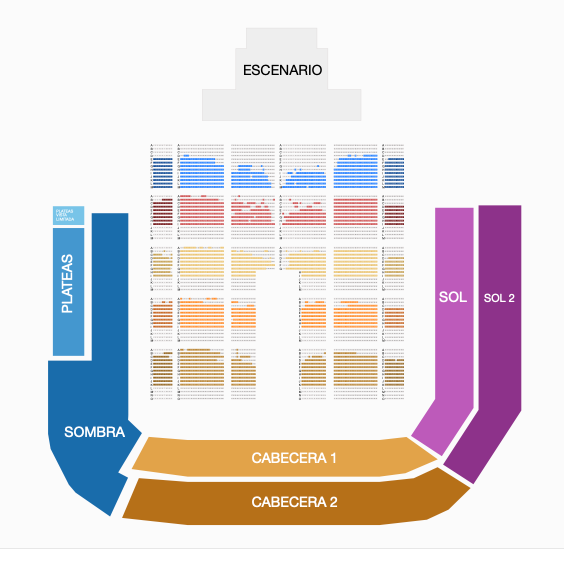 Mapa Estadio Tamaulipas
