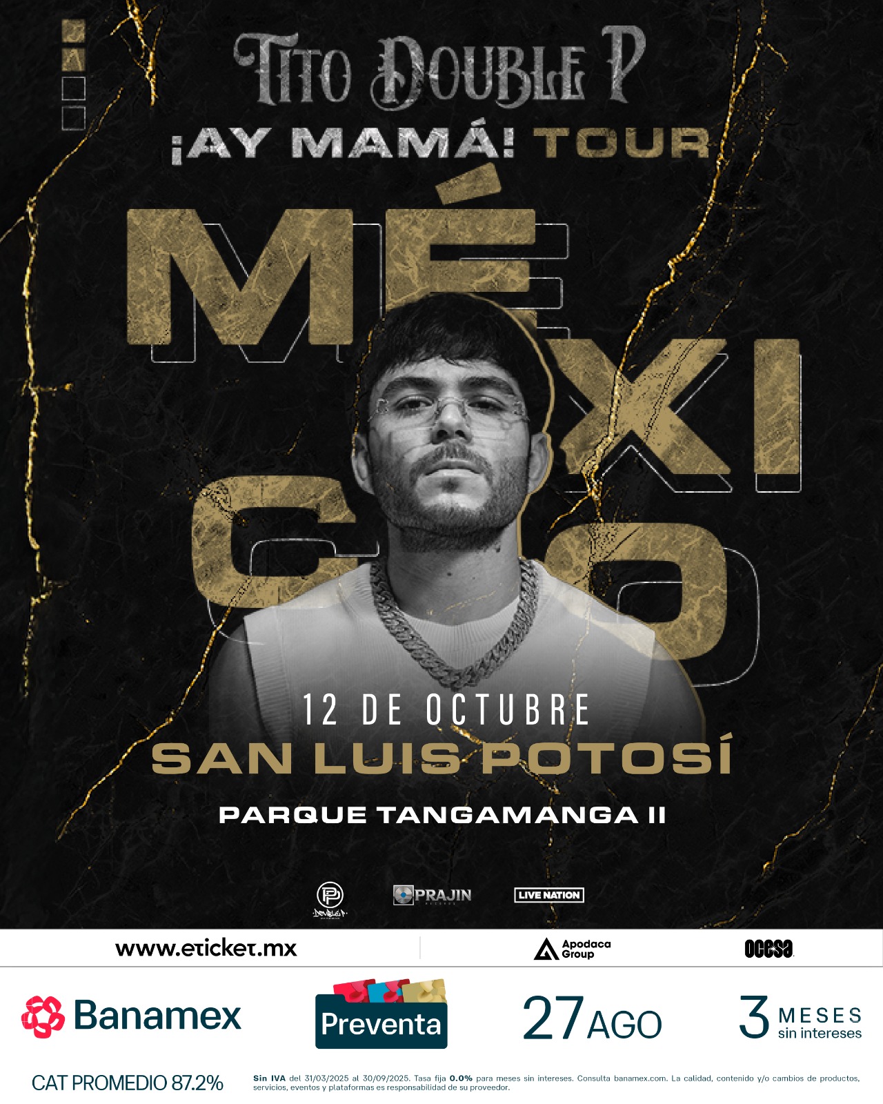 TITO DOUBLE P SAN LUIS POTOSÍ 2025 TEATRO TANGAMANGA 2