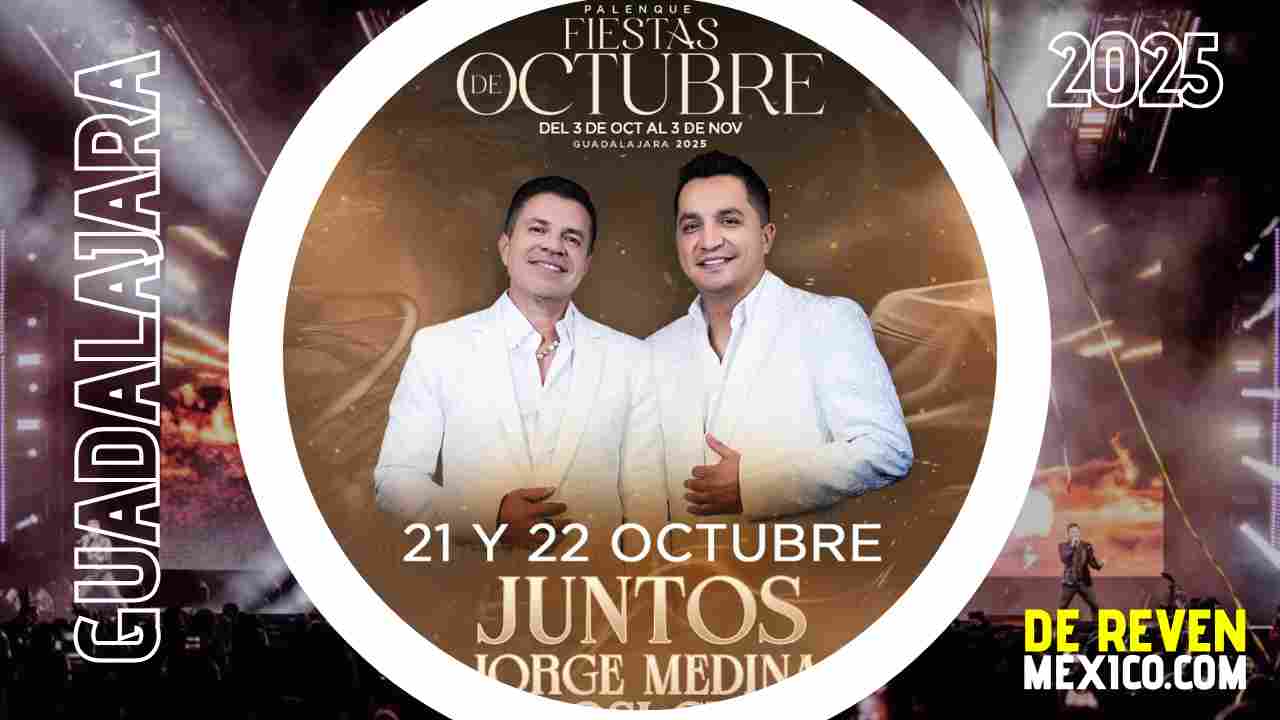 JORGE MEDINA Y JOSI CUEN PALENQUE FIESTAS DE OCTUBRE 2025 GUADALAJARA