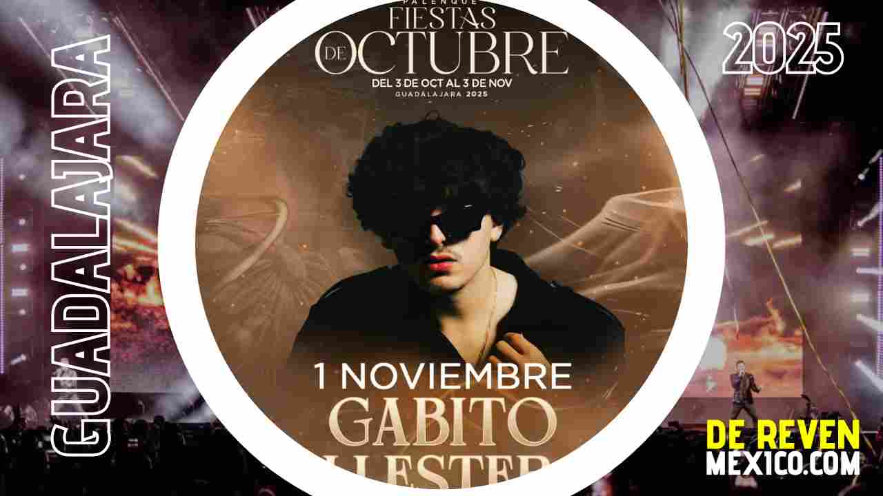 GABITO BALLESTEROS PALENQUE FIESTAS DE OCTUBRE 2025 GUADALAJARA
