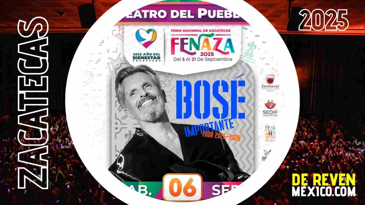 MIGUEL BOSÉ ZACATECAS FENAZA 2025