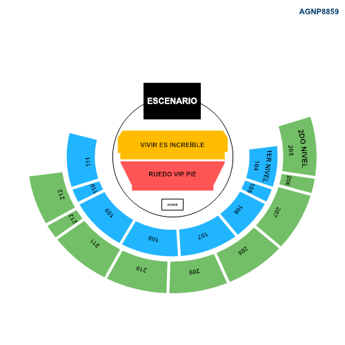 MAPA AUDITORIO GNP SEGUROS