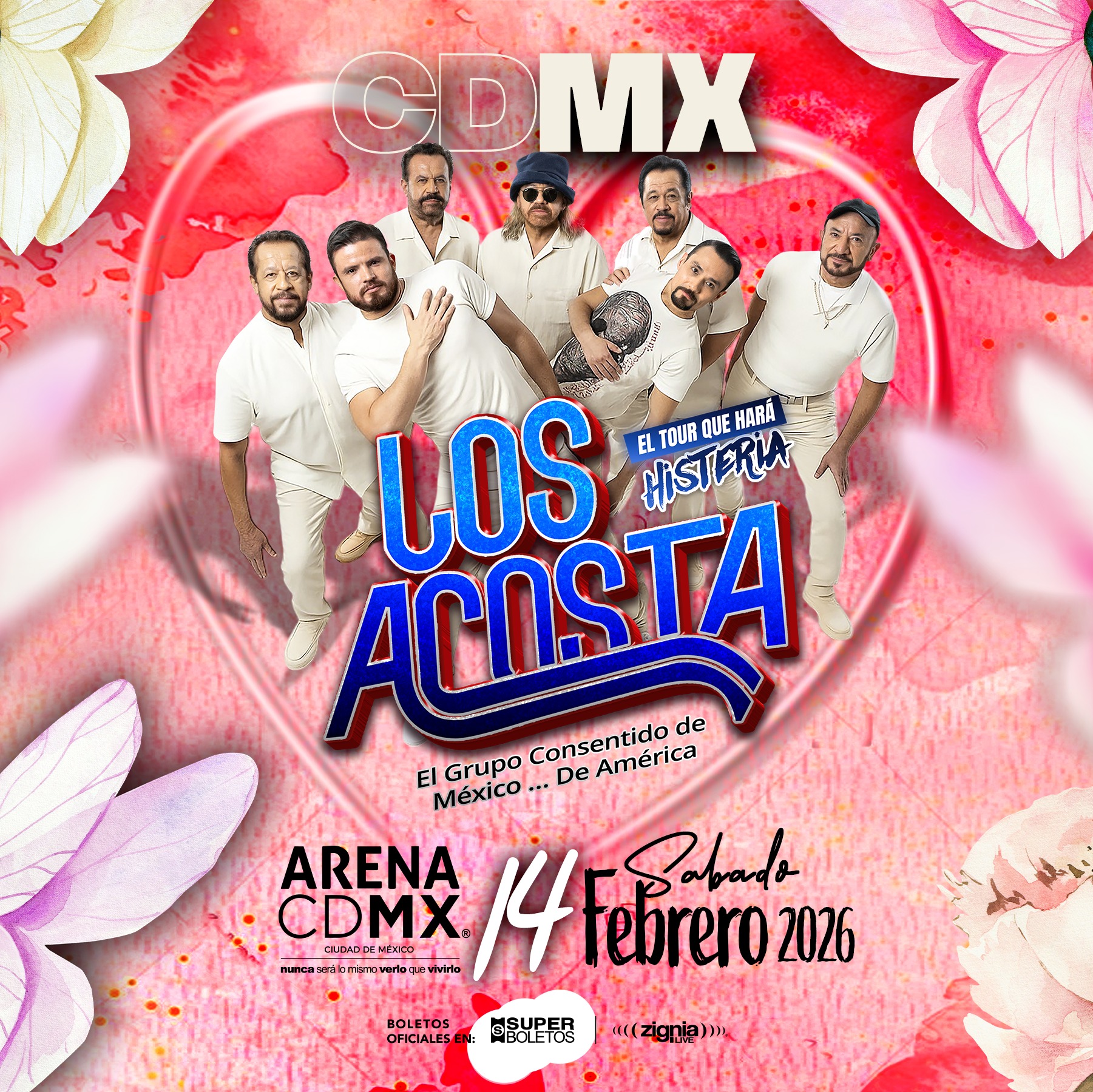 LOS ACOSTA CDMX 2026 ARENA CDMX